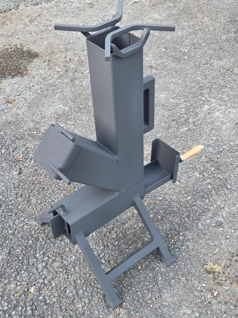 Handcrafted irish rocket stove
