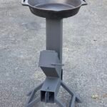 Handcrafted irish rocket stove