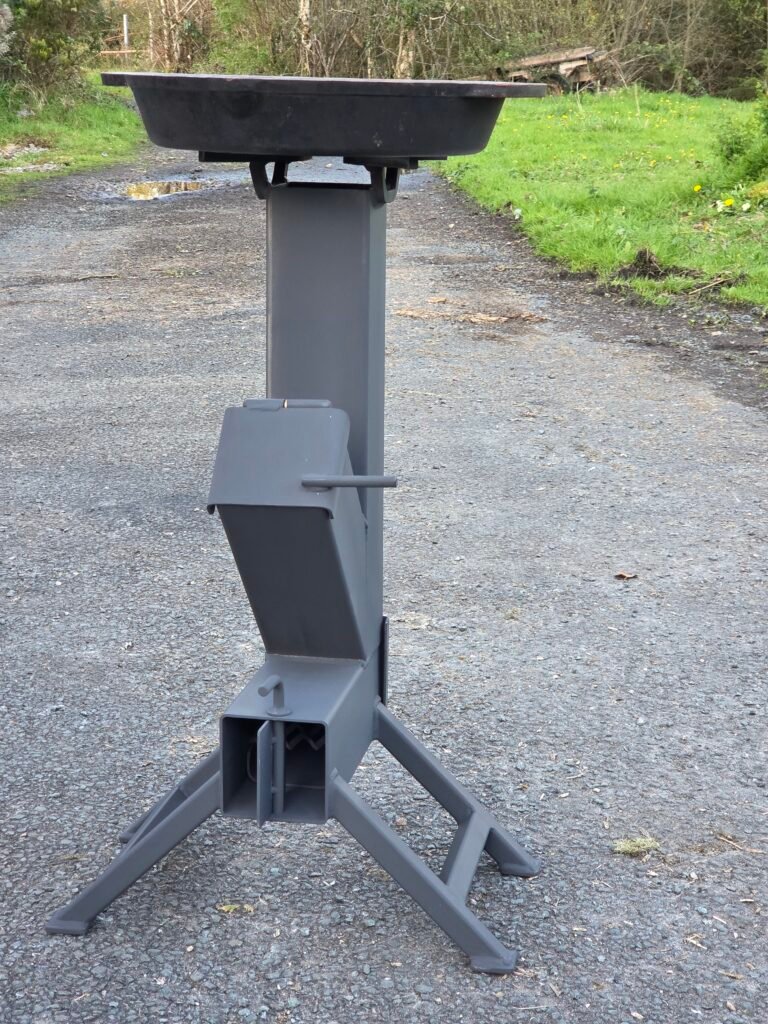 Handcrafted irish rocket stove