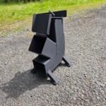 Handcrafted irish rocket stove